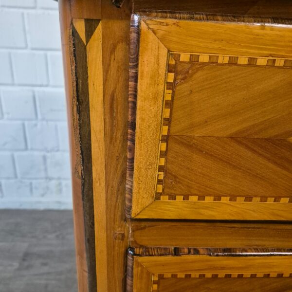 Chest of Drawers Biedermeier 1810 Walnut - Image 7