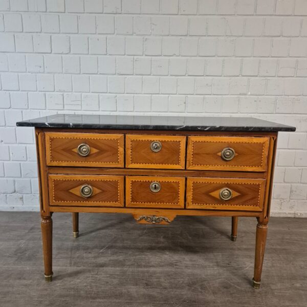 Chest of Drawers Biedermeier 1810 Walnut - Image 2