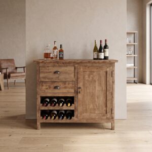 Wine Cabinet Sideboard Teak 1,00 m