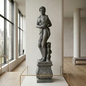 Statue Women 2,30 m Bronze 1920