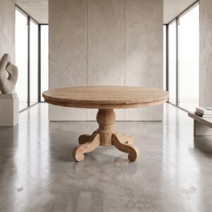 Dining Table Solid Wood Ø 1,40 m