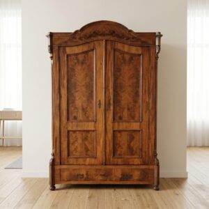 Wardrobe Louis Philippe 1860 Mahogany
