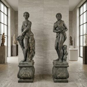 Statues Women 2,30 m Bronze 1920