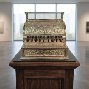 Cash Register National 1897 Copper Brass