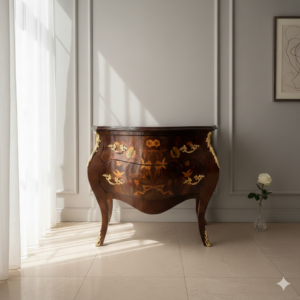 Chest of Drawers Baroque Style Walnut 0,81 m