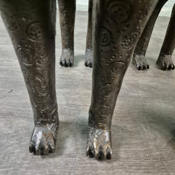 Statues Sphinx-Set 1950 Bronze 0,50 m - Image 16