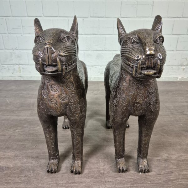Statues Sphinx-Set 1950 Bronze 0,50 m - Image 3