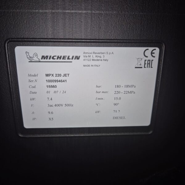 Professional Hot Water High-pressure Cleaner Michelin MPX 220 JET - Image 10