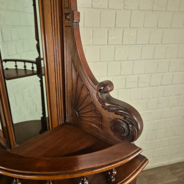 Cabinet Jugendstil 1895 Walnut - Image 14