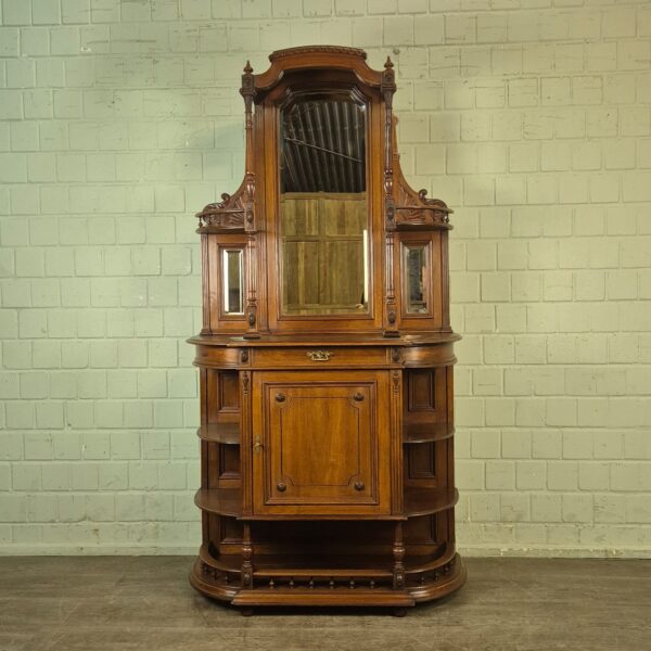 Cabinet Jugendstil 1895 Walnut - Image 2