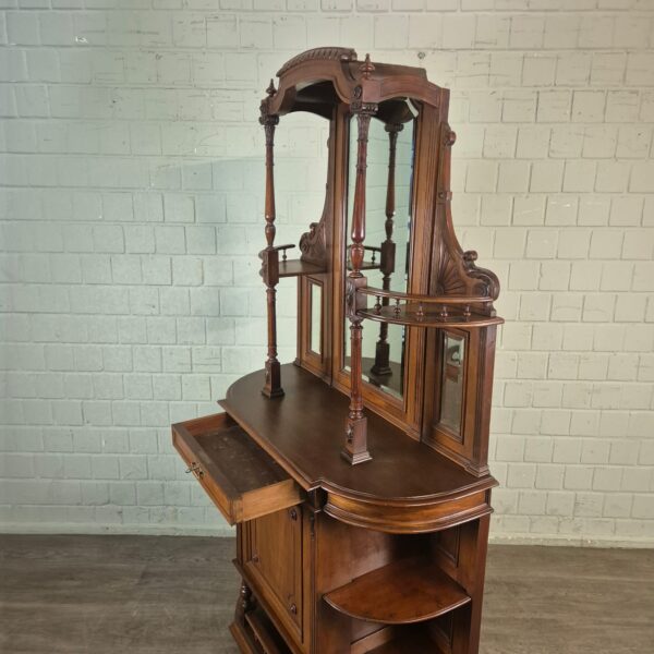 Cabinet Jugendstil 1895 Walnut - Image 15