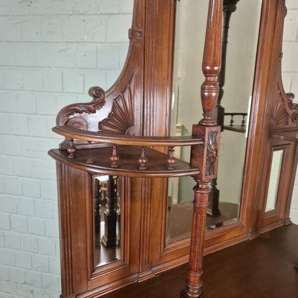 Cabinet Jugendstil 1895 Walnut - Image 11