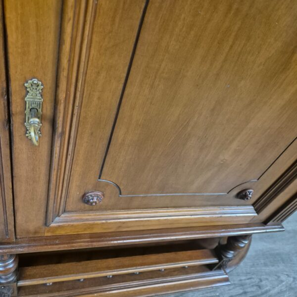 Cabinet Jugendstil 1895 Walnut - Image 9