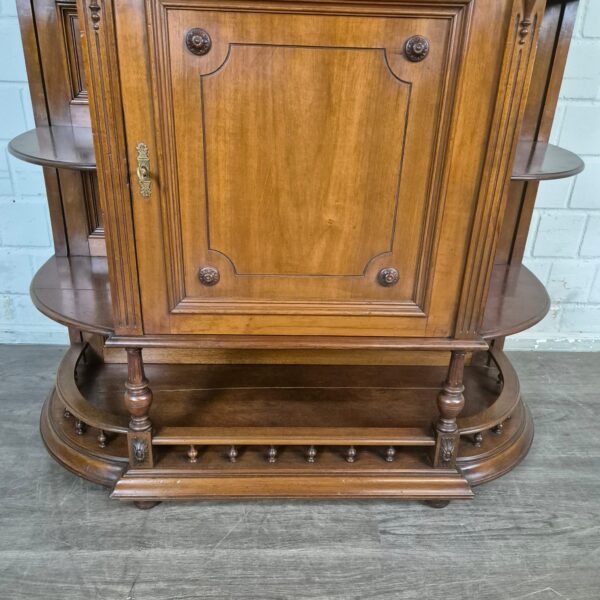 Cabinet Jugendstil 1895 Walnut - Image 8