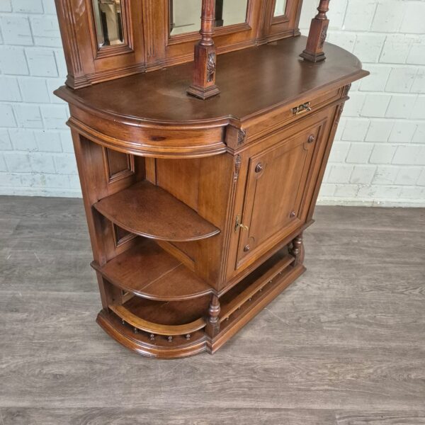 Cabinet Jugendstil 1895 Walnut - Image 10