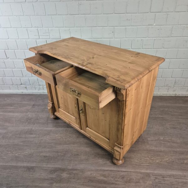 Penant Cabinet Gründerzeit 1880 Pine - Image 9