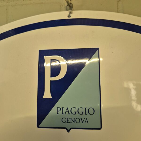 Vespa Servizio Enamel Advertising Sign Ø 0.90 m - Image 4
