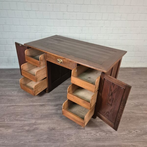 Desk Jugendstil 1920 Oak - Image 8