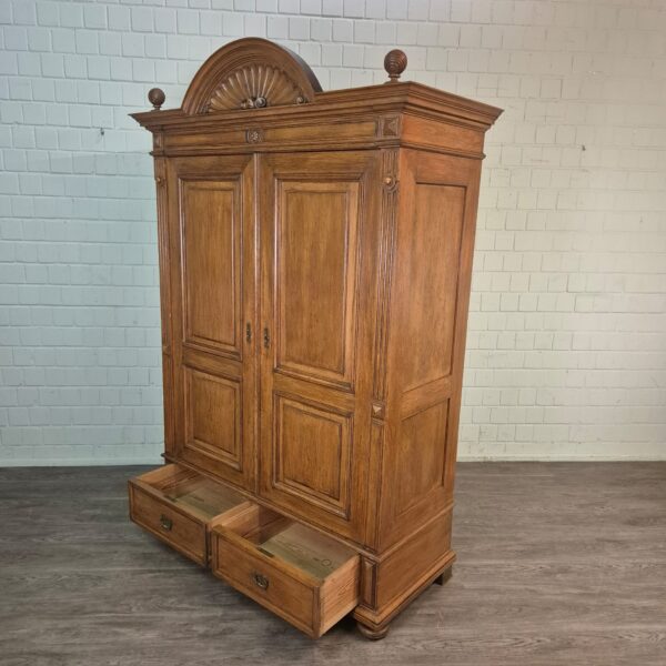 Wardrobe Gründerzeit 1880 Oak - Image 16