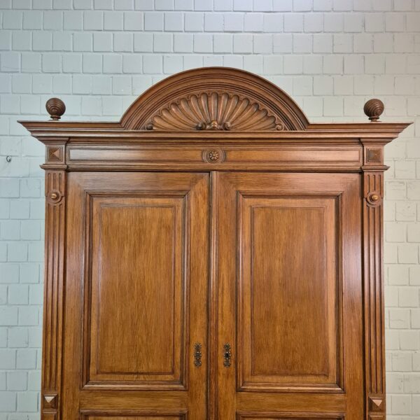 Wardrobe Gründerzeit 1880 Oak - Image 3