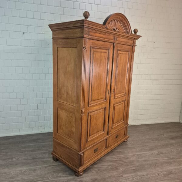 Wardrobe Gründerzeit 1880 Oak