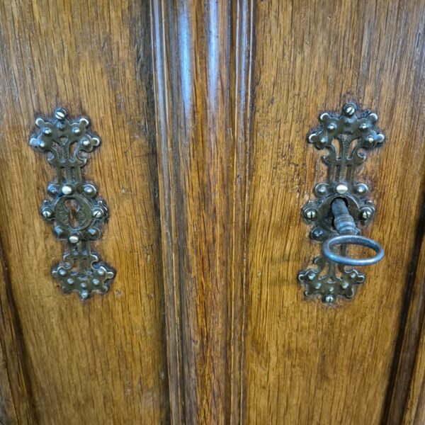 Wardrobe Gründerzeit 1880 Oak - Image 6