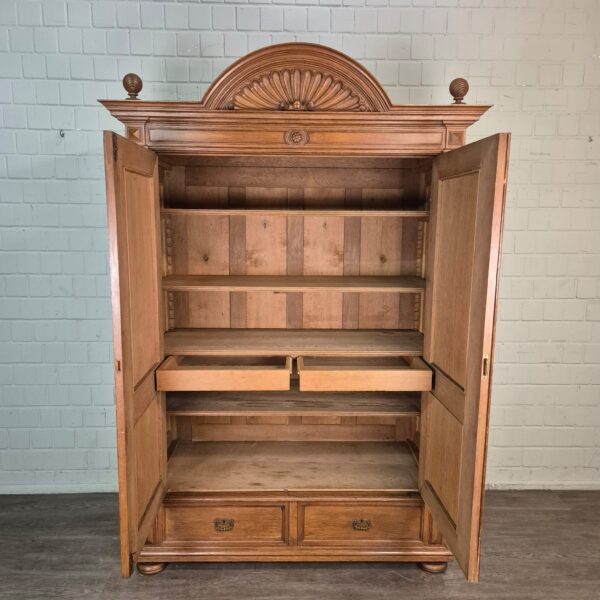 Wardrobe Gründerzeit 1880 Oak - Image 10