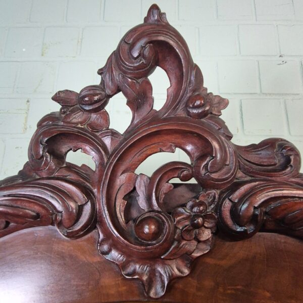 Bonheur Biedermeier 1850 Mahogany - Image 12