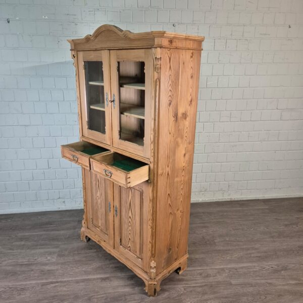 Tableware Cabinet Louis Philippe 1860 Pine - Image 15