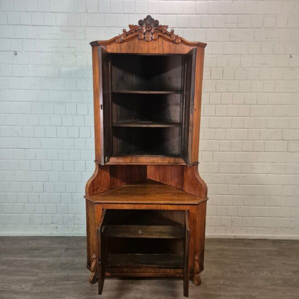 Corner Cabinet Louis Philippe 1860 Ash Wood - Image 9