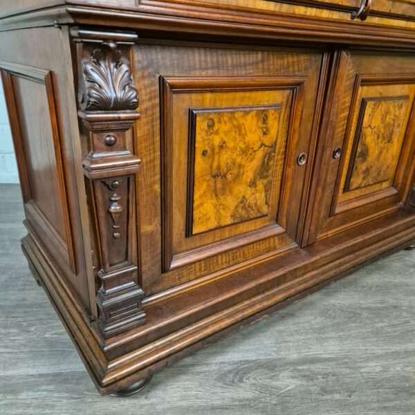 Bookcase Gründerzeit 1880 Walnut - Image 7