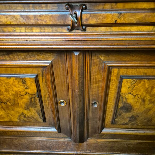 Bookcase Gründerzeit 1880 Walnut - Image 9