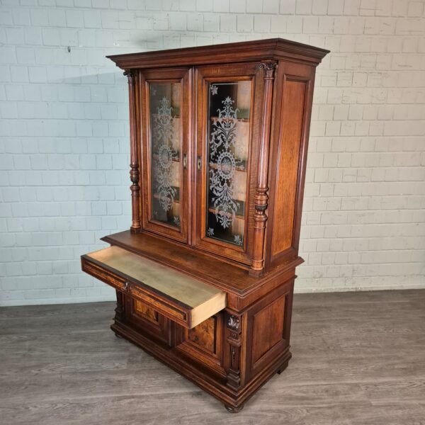 Bookcase Gründerzeit 1880 Walnut - Image 17