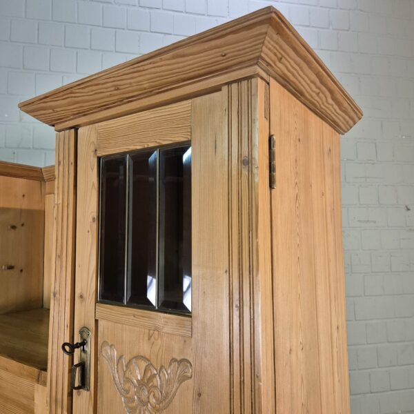 Kitchen Cabinet Jugendstil 1900 Pine - Image 11