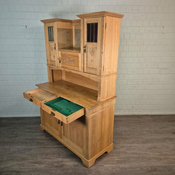 Kitchen Cabinet Jugendstil 1900 Pine - Image 17