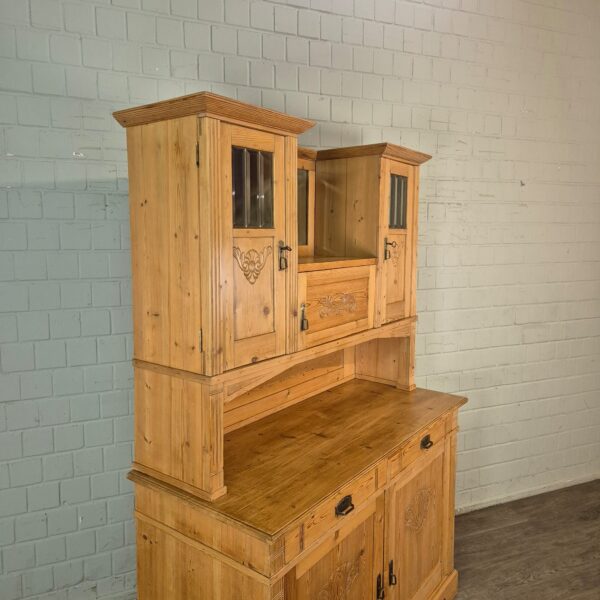 Kitchen Cabinet Jugendstil 1900 Pine - Image 3