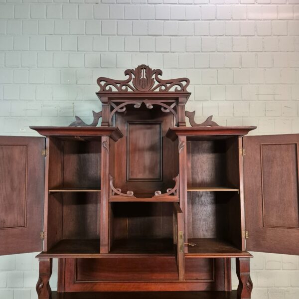 Cabinet Jugendstil 1910 Walnut - Image 18