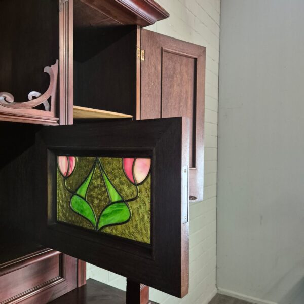 Cabinet Jugendstil 1910 Walnut - Image 21