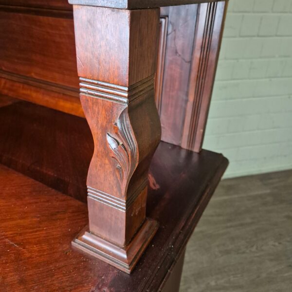 Cabinet Jugendstil 1910 Walnut - Image 10