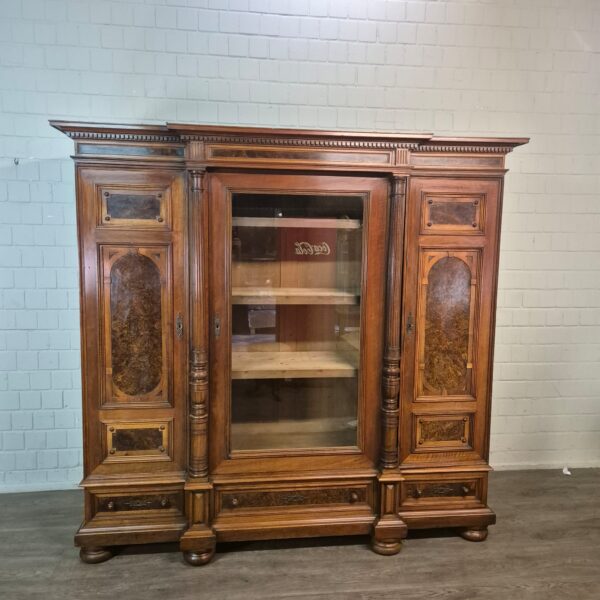 Bookcase Gründerzeit 1880 Walnut - Image 2