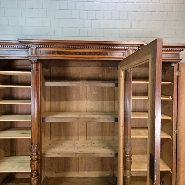 Bookcase Gründerzeit 1880 Walnut - Image 14