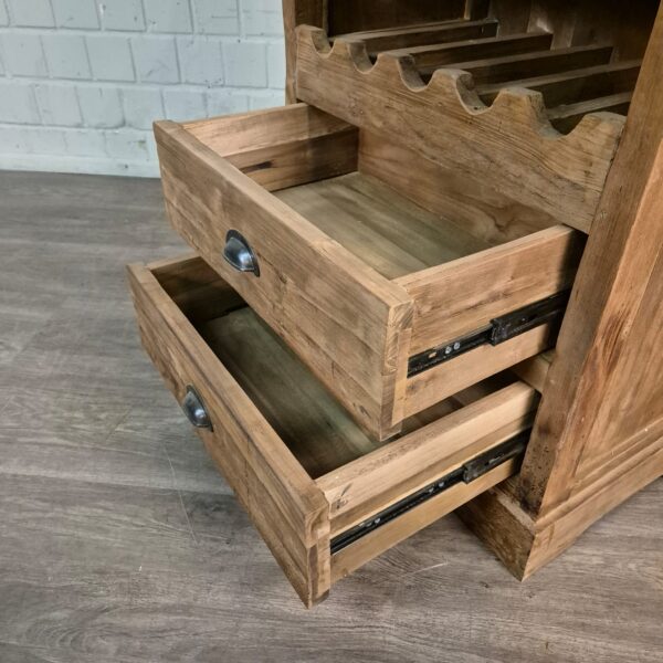 Wine Cabinet Teak 0,67 m - Image 9