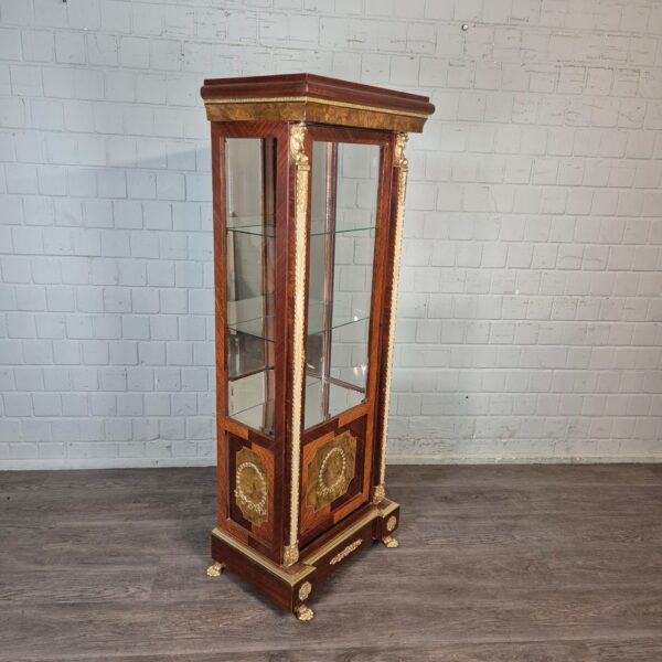 Display Cabinet Walnut Empire Style 0,66 m