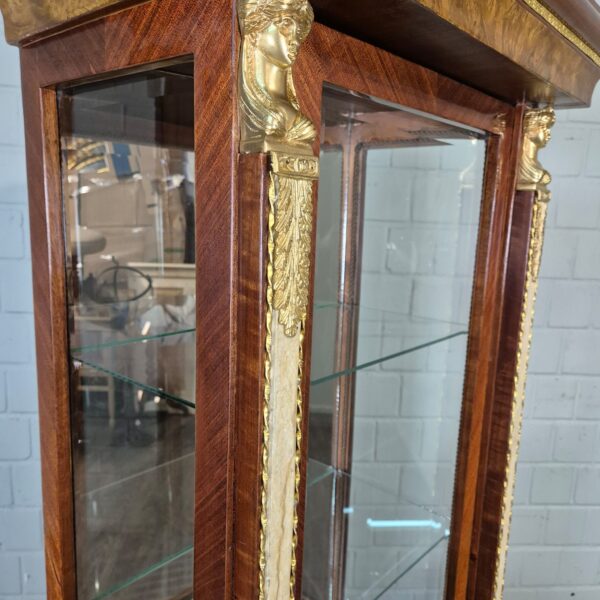 Display Cabinet Walnut Empire Style 0,66 m - Image 4