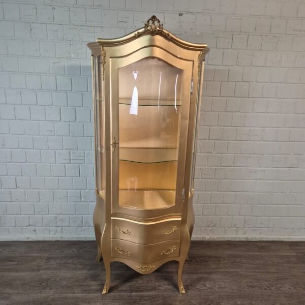 Display Cabinet Baroque Style Gold 0,84 m - Image 2