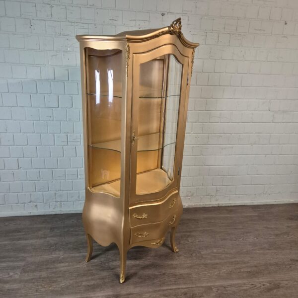 Display Cabinet Baroque Style Gold 0,84 m