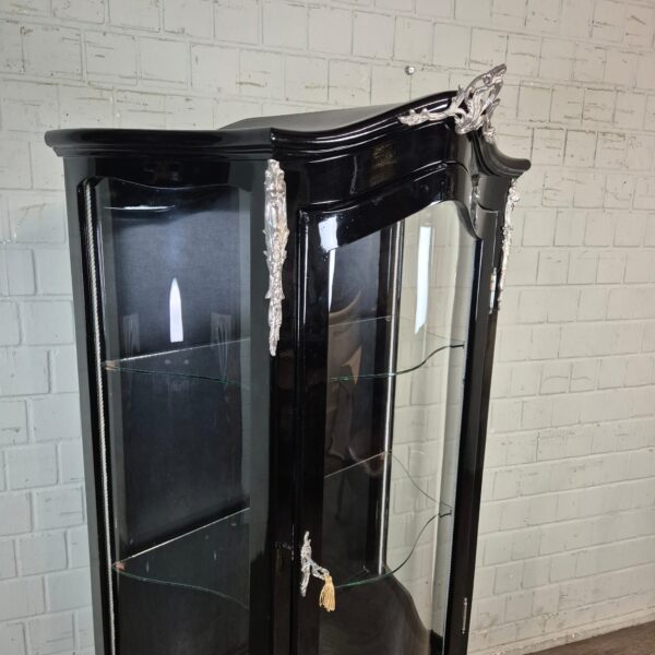Display Cabinet Baroque Style Black 0,84 m - Image 3