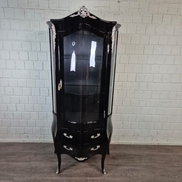Display Cabinet Baroque Style Black 0,84 m - Image 2