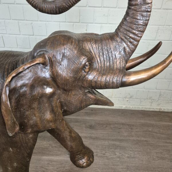 Statue Elephant Bronze 1,25 m - Image 7