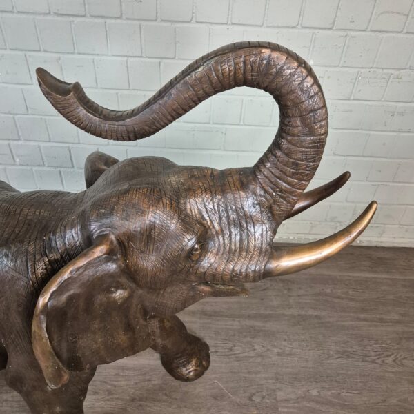 Statue Elephant Bronze 1,25 m - Image 5